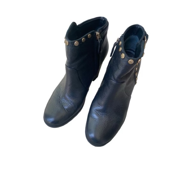 TORY BURCH leather studded ankle booties - Picture 7 of 10